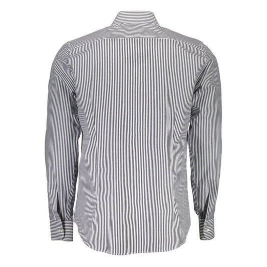 La Martina Blue Cotton Men Shirt