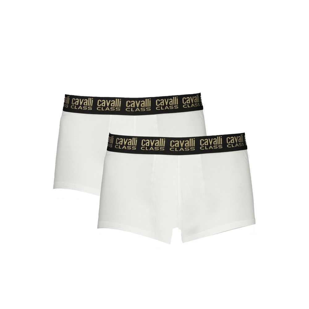 Cavalli Class White Cotton Men&