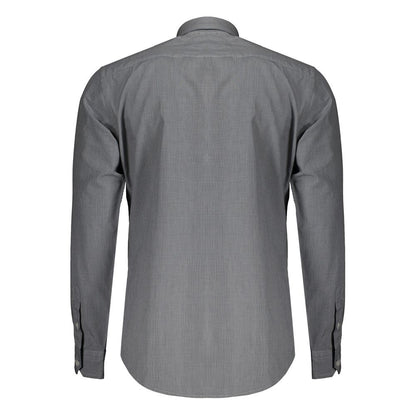 Harmont & Blaine Blue Cotton Dress Shirt