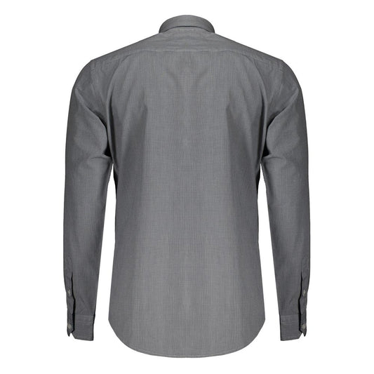 Harmont & Blaine Blue Cotton Dress Shirt