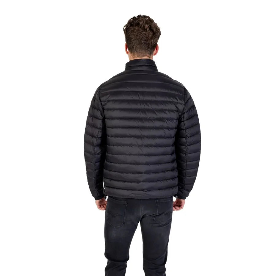 Armani Exchange Black Polyamide Coat