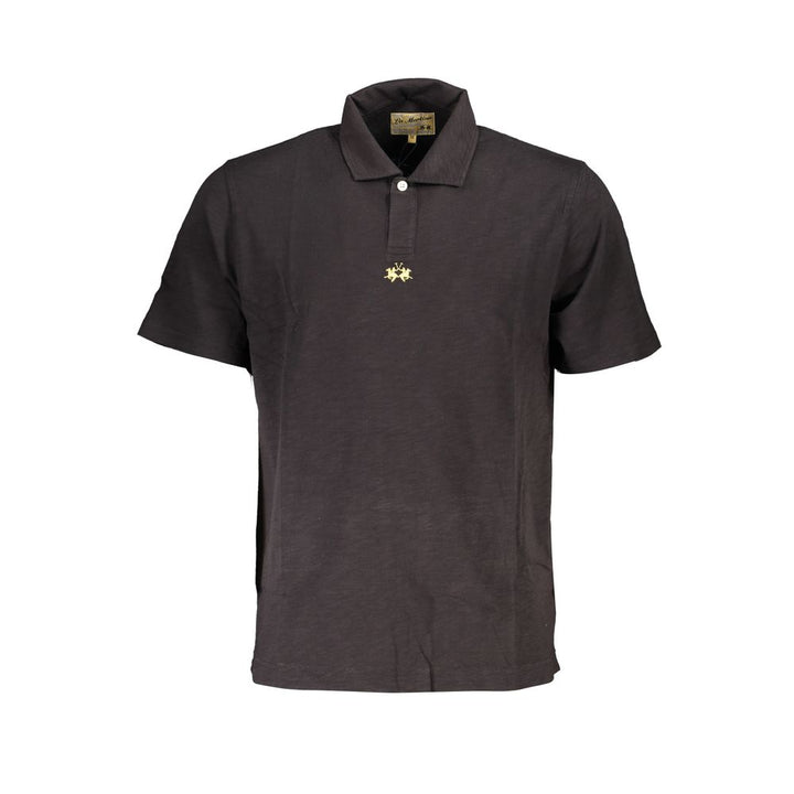 La Martina Black Cotton Men&