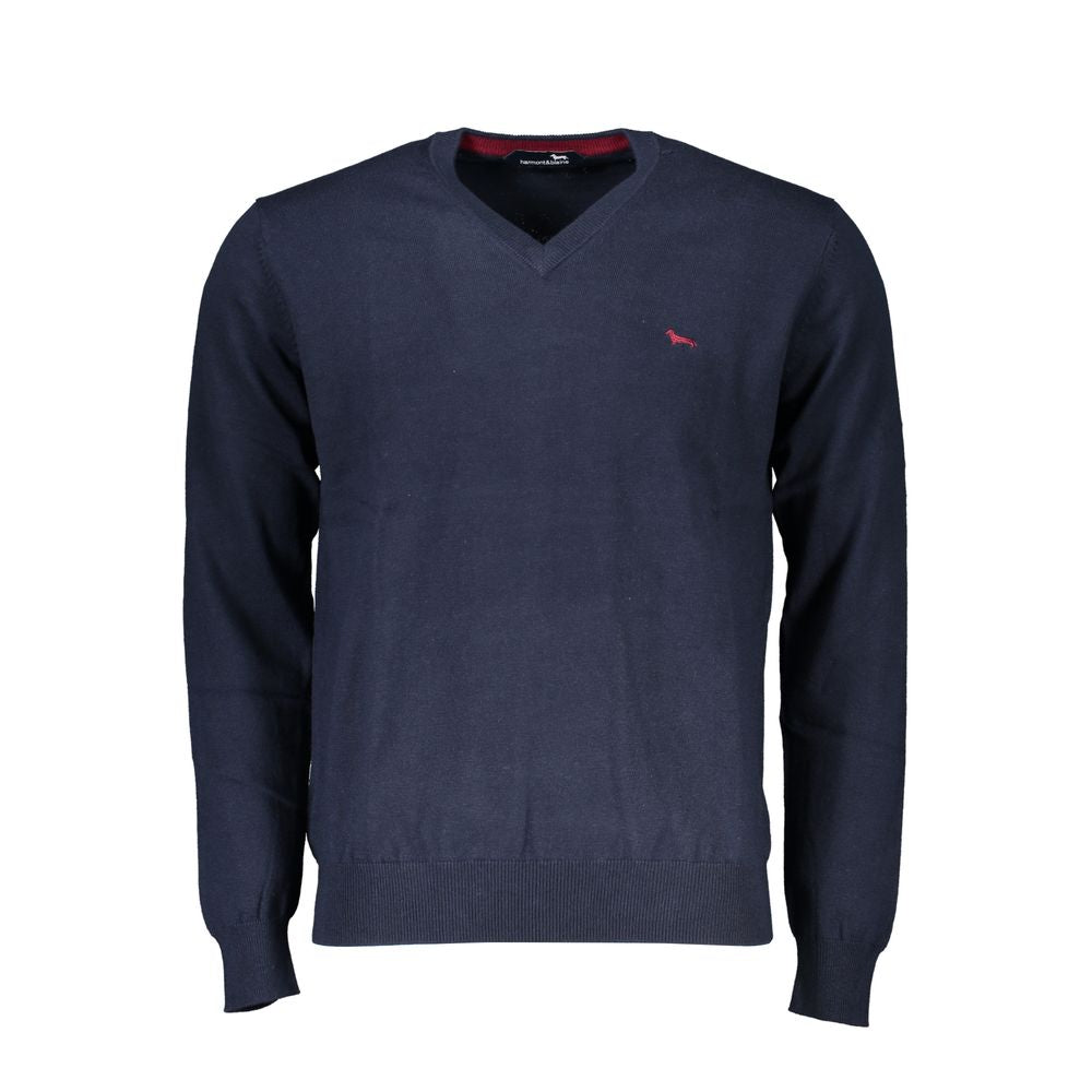 Harmont &amp; Blaine Blue Cotton Men Sweater