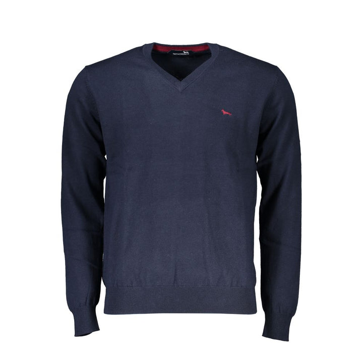 Harmont &amp; Blaine Blue Cotton Men Sweater
