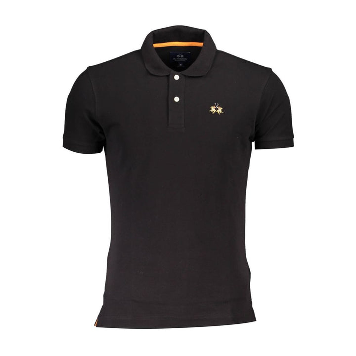 La Martina Black Cotton Men&