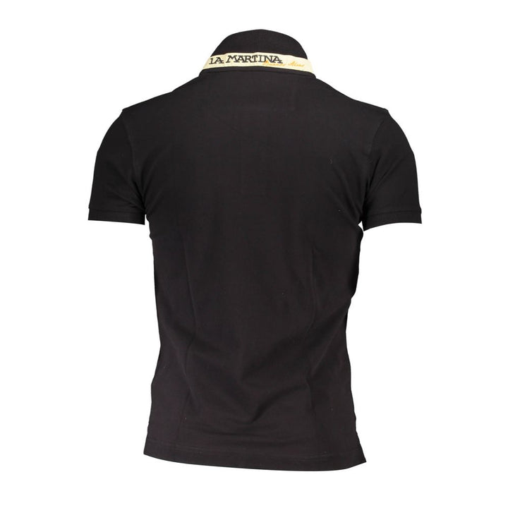 La Martina Black Cotton Men&