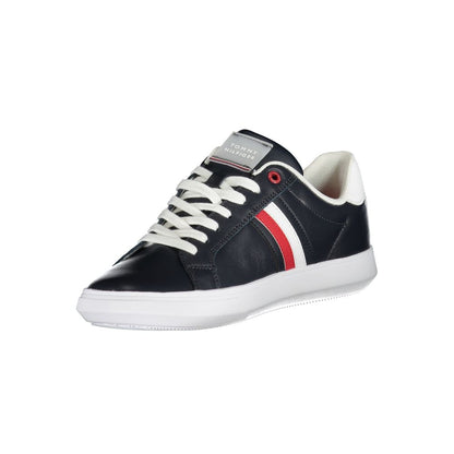 Tommy Hilfiger Blue Polyester Athletic Sneakers