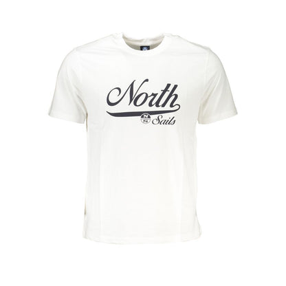 North Sails Bianco Cotton Men T-Shirt