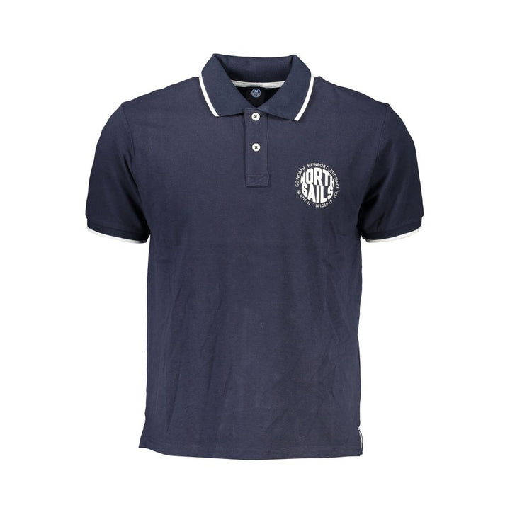 North Sails Blu Cotton Men Polo