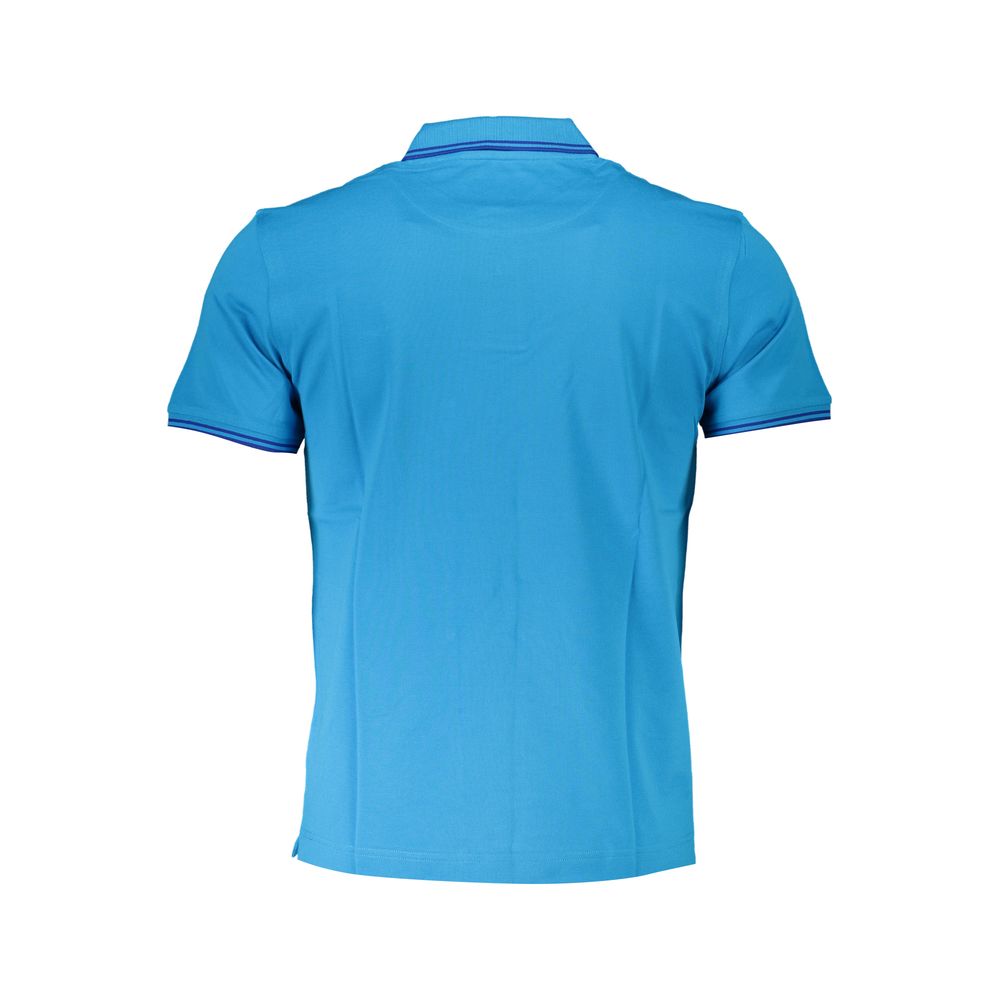 Harmont &amp; Blaine Azzurro Cotton Men Polo Shirt