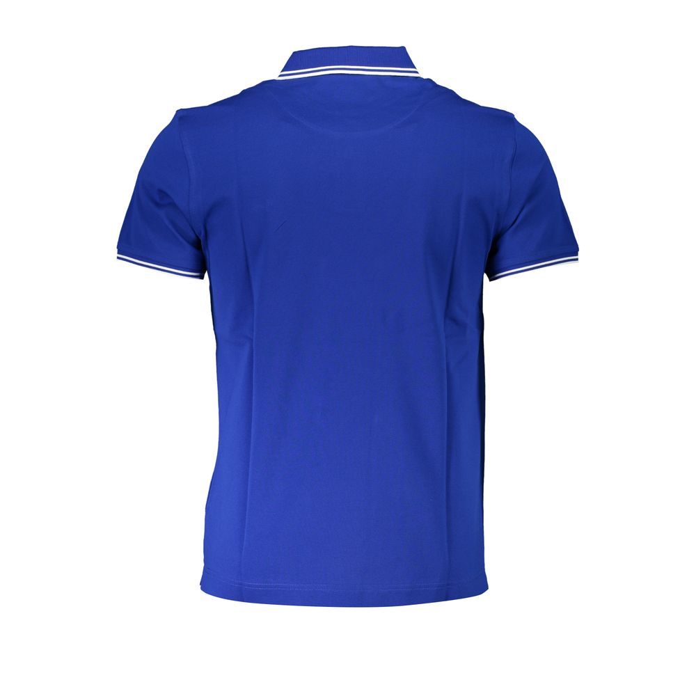 Harmont &amp; Blaine Blue Cotton Polo Shirt
