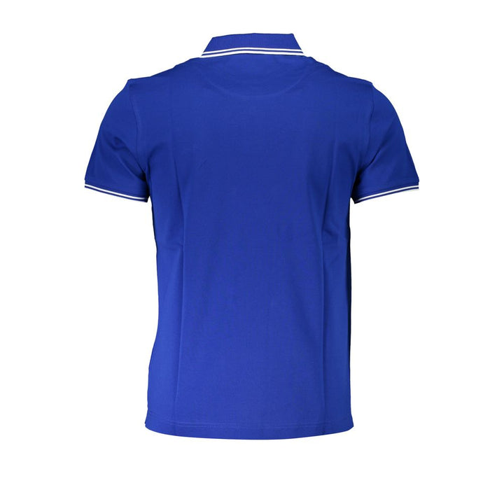 Harmont &amp; Blaine Blue Cotton Polo Shirt