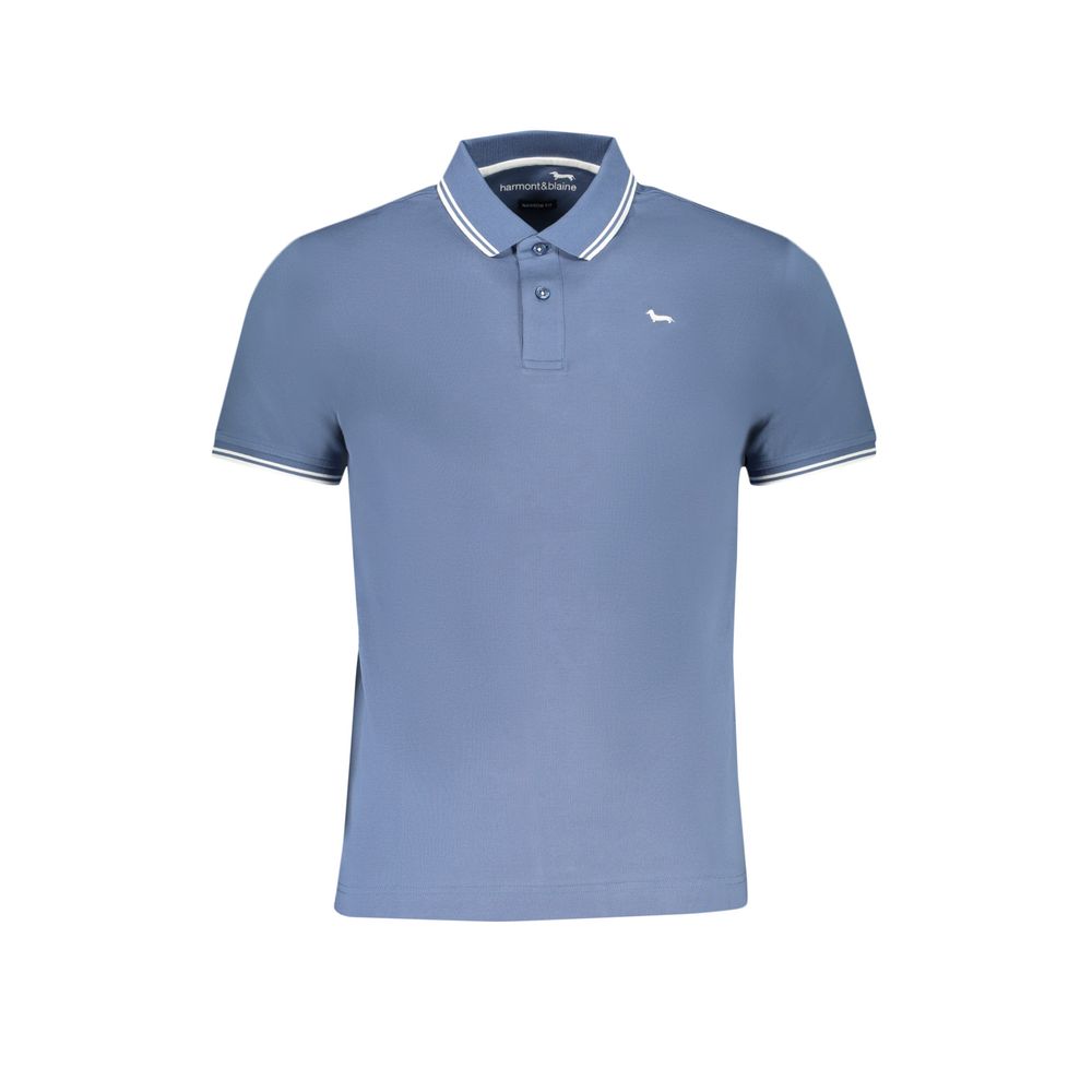Harmont &amp; Blaine Blue Cotton Men&