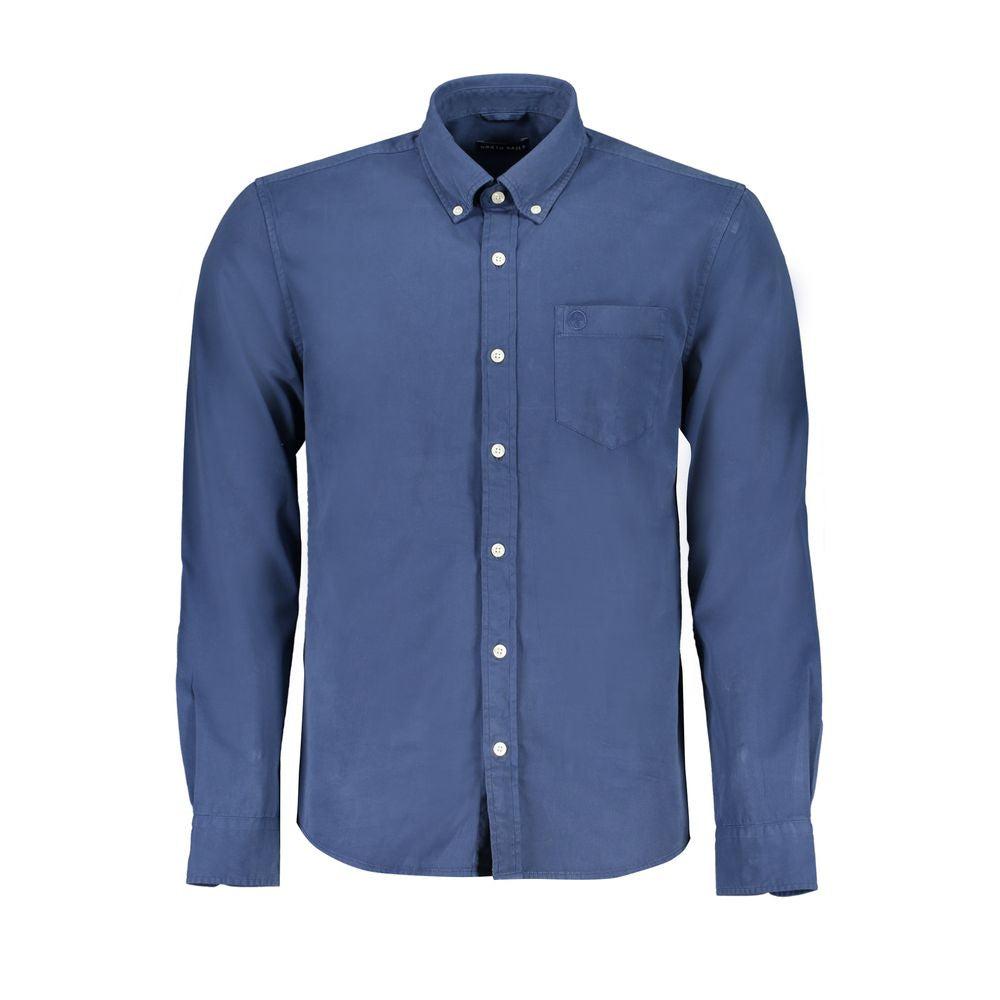 North Sails Blue Cotton Dress Shirt
