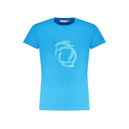 Trussardi Azzurro Cotton Men T-Shirt