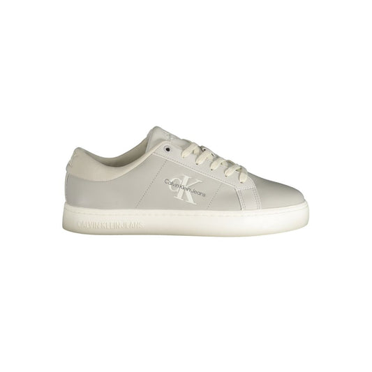 Calvin Klein Gray Polyester Low Top Sneakers