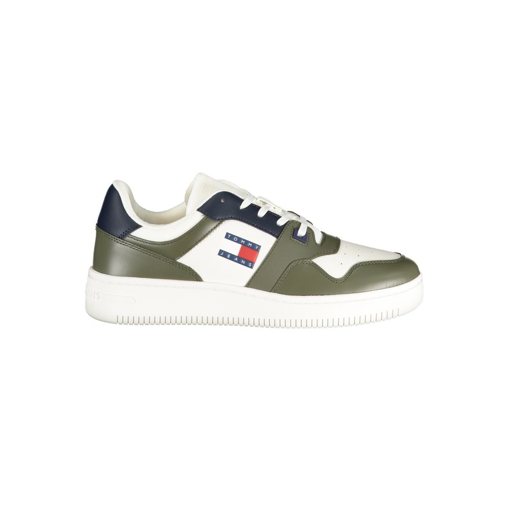 Tommy Hilfiger Green Polyester Athletic Sneakers