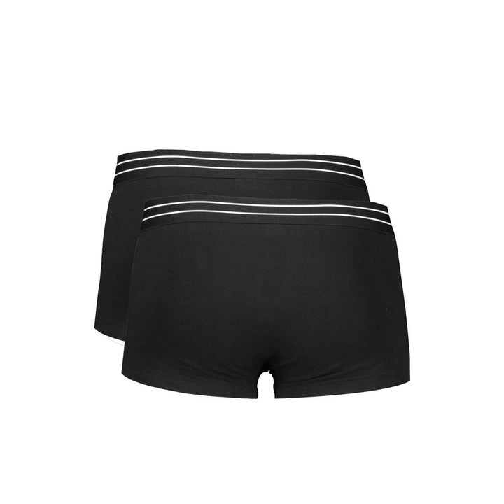 Cavalli Class Black Cotton Men's Boxer Briefs