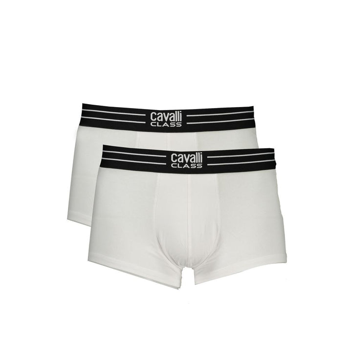 Cavalli Class White Cotton Men&