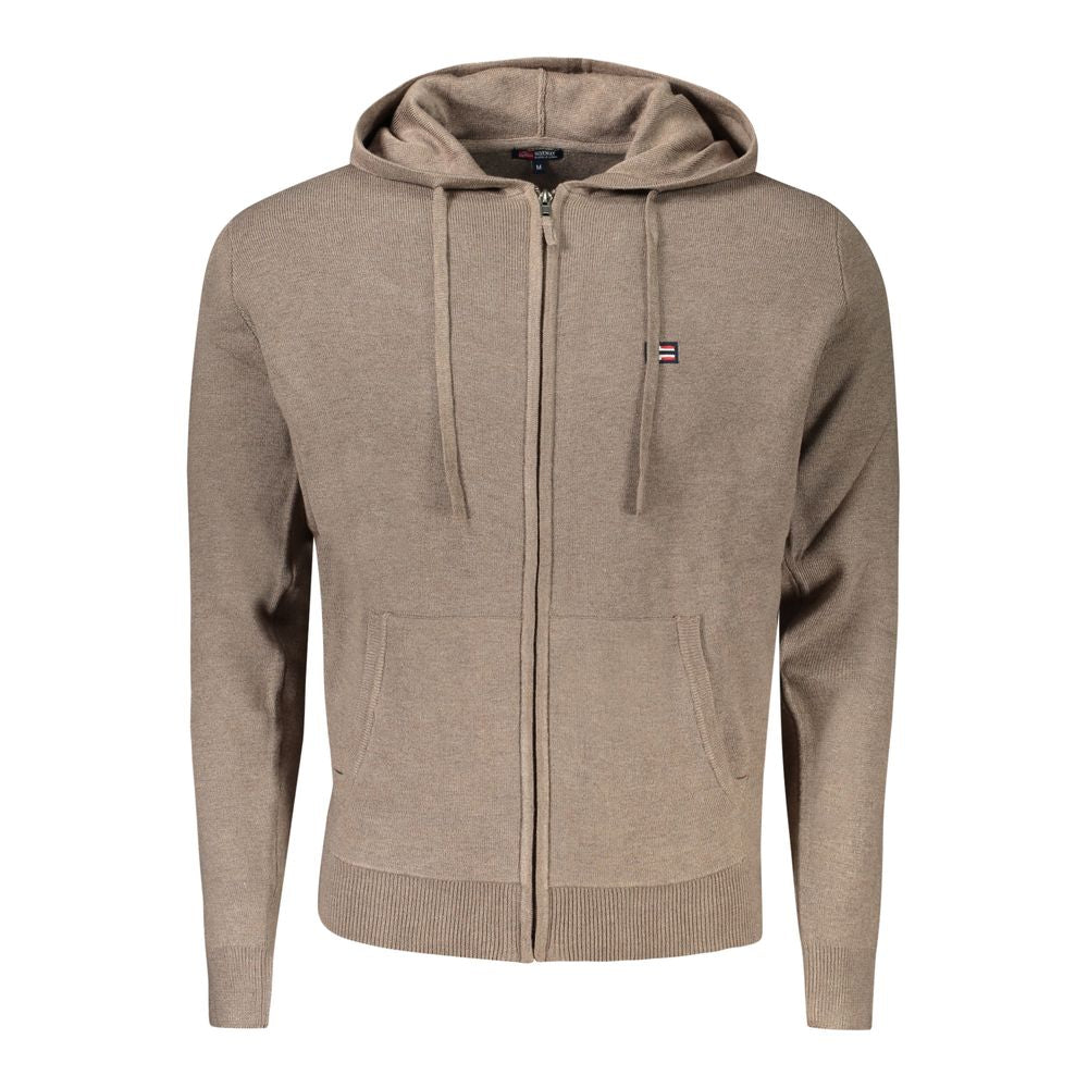 Norway 1963 Brown Polyester Cardigan