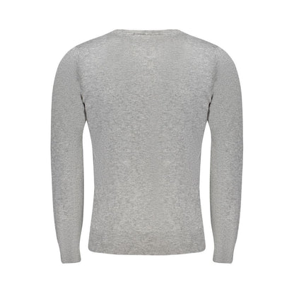 Cavalli Class Grigio Viscosa Men's Sweater
