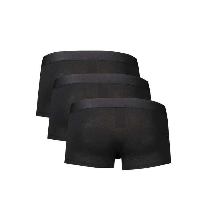 Bikkembergs Black Polyester Men&