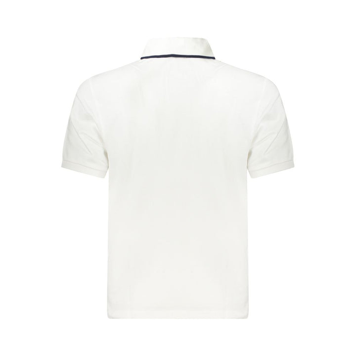 North Sails White Cotton Men Polo-Shirt