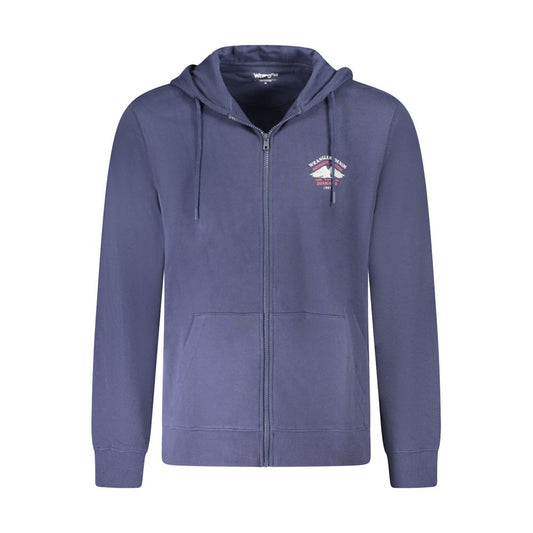Wrangler Blu Cotton Men's Hoodie