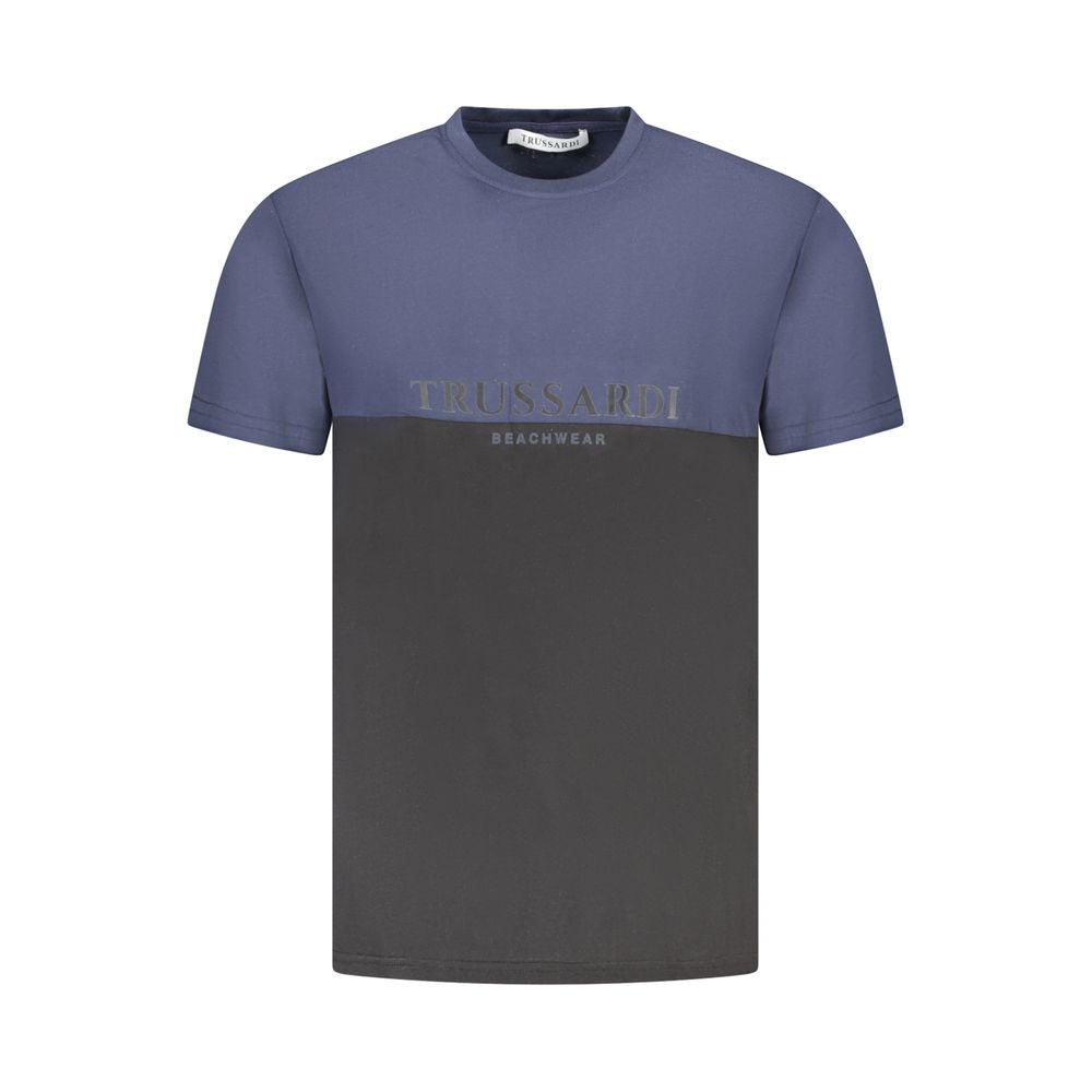 Trussardi Blue Cotton Men&