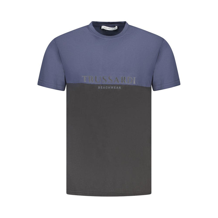 Trussardi Blue Cotton Men&