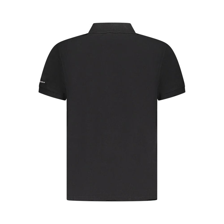 Trussardi Black Cotton Men Polo