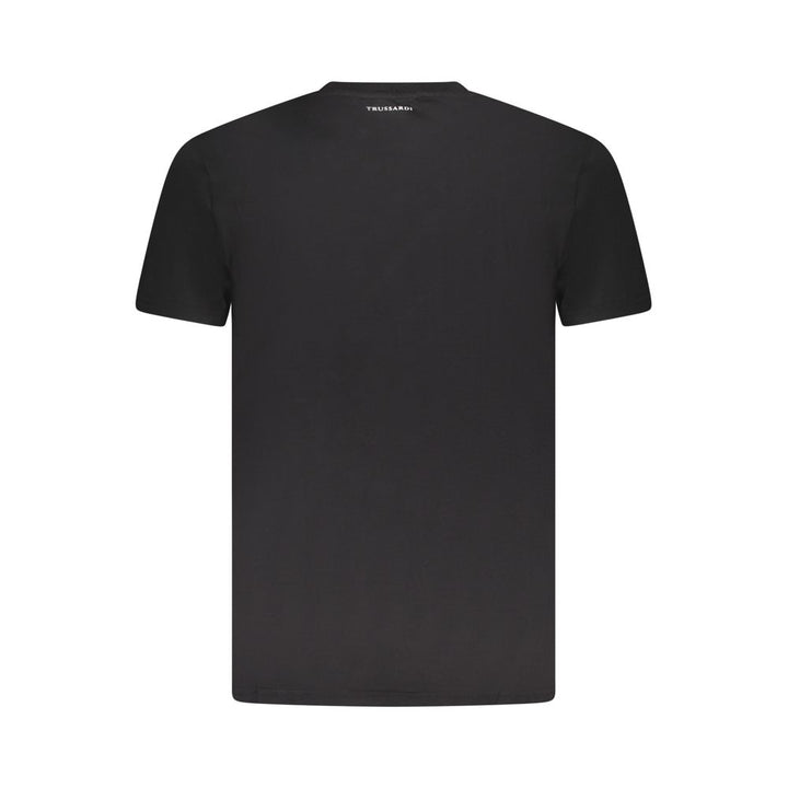 Trussardi Nero Cotton Mens T-Shirt