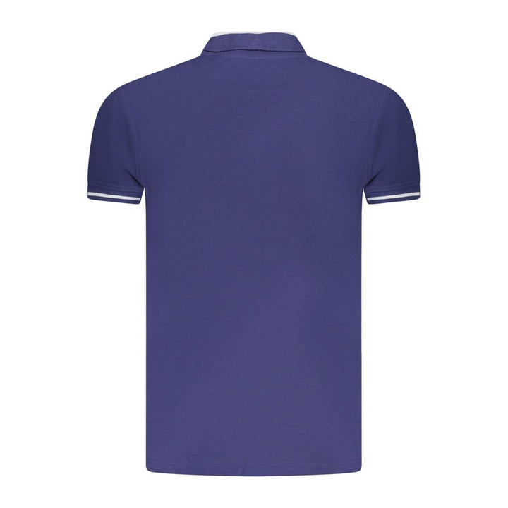 Cavalli Class Blu Cotton Men Polo