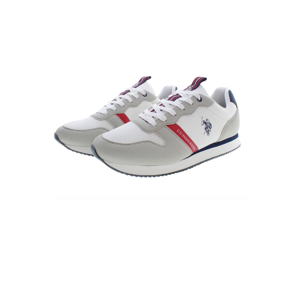U.S. POLO ASSN. White Polyester Men&