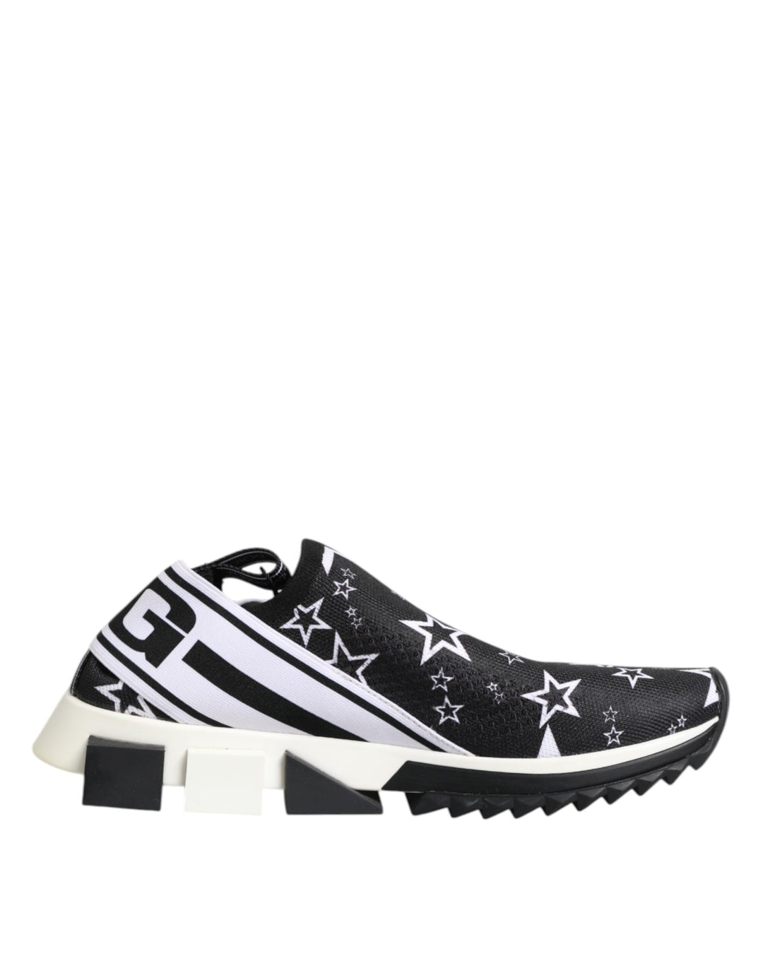 Dolce &amp; Gabbana Black White Sorrento Low Top Sneakers Shoes