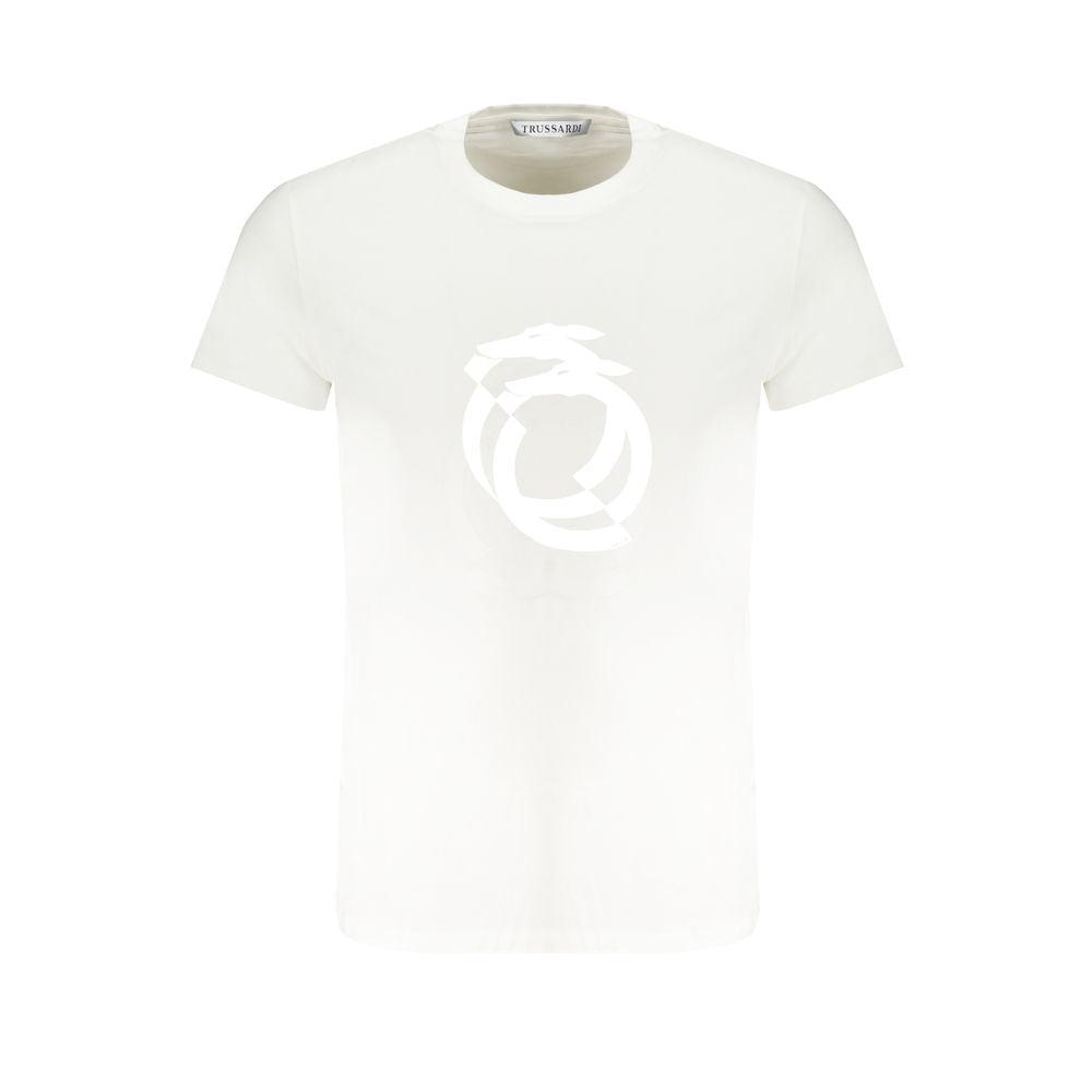 Trussardi White Cotton Men&