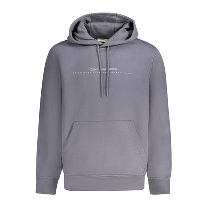 Calvin Klein Blue Cotton Men's Hoodie