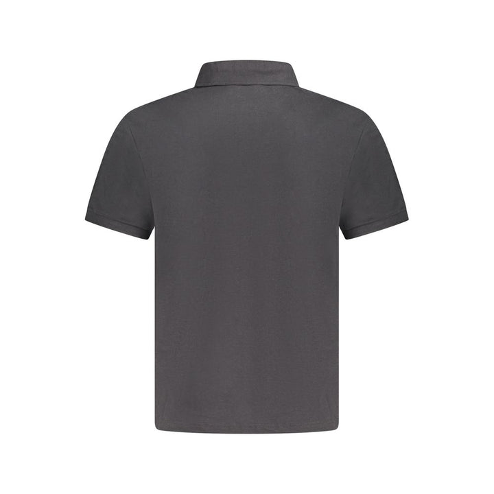 North Sails Black Cotton Mens Polo Shirt