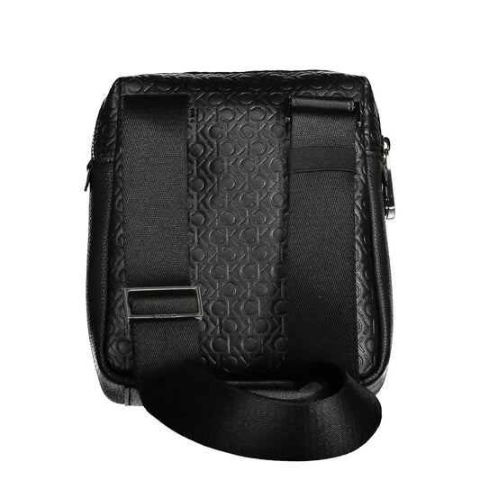 Calvin Klein Black Polyurethane Men Shoulder Bag