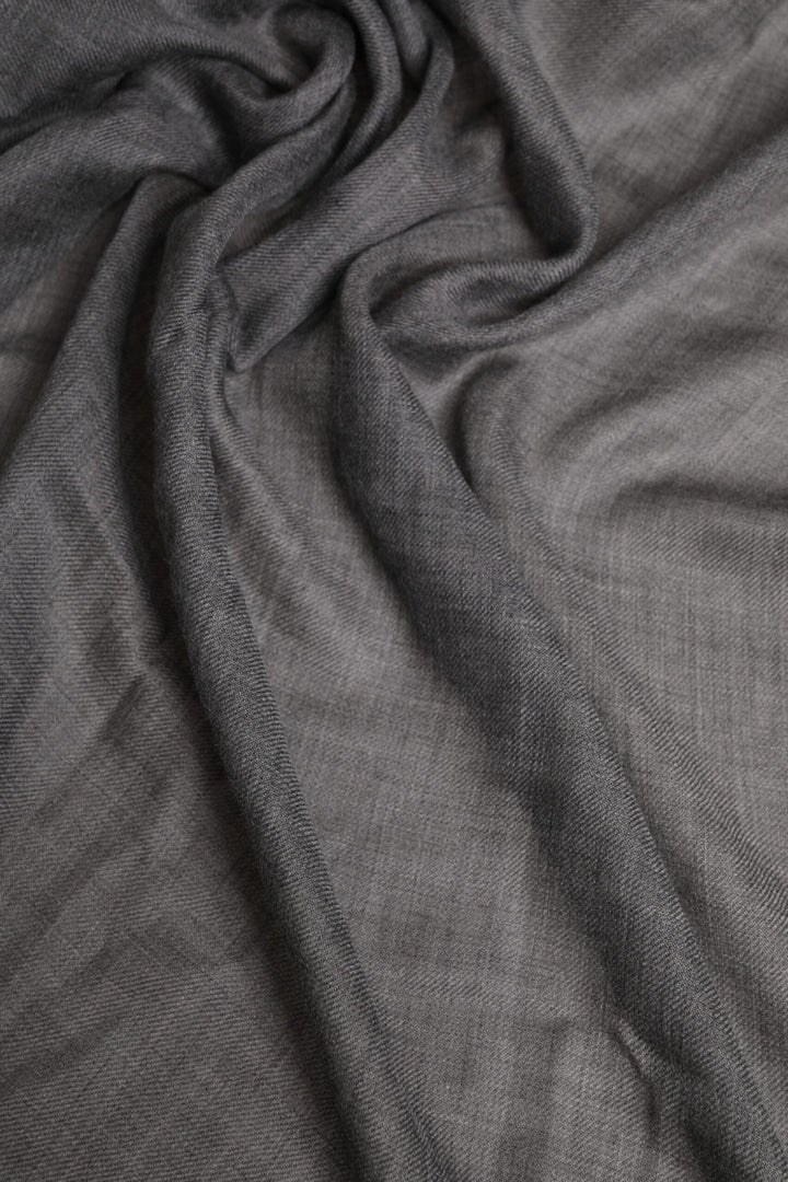 Dolce &amp; Gabbana Gray Logo Print Neck Warmer Wrap Shawl Scarf