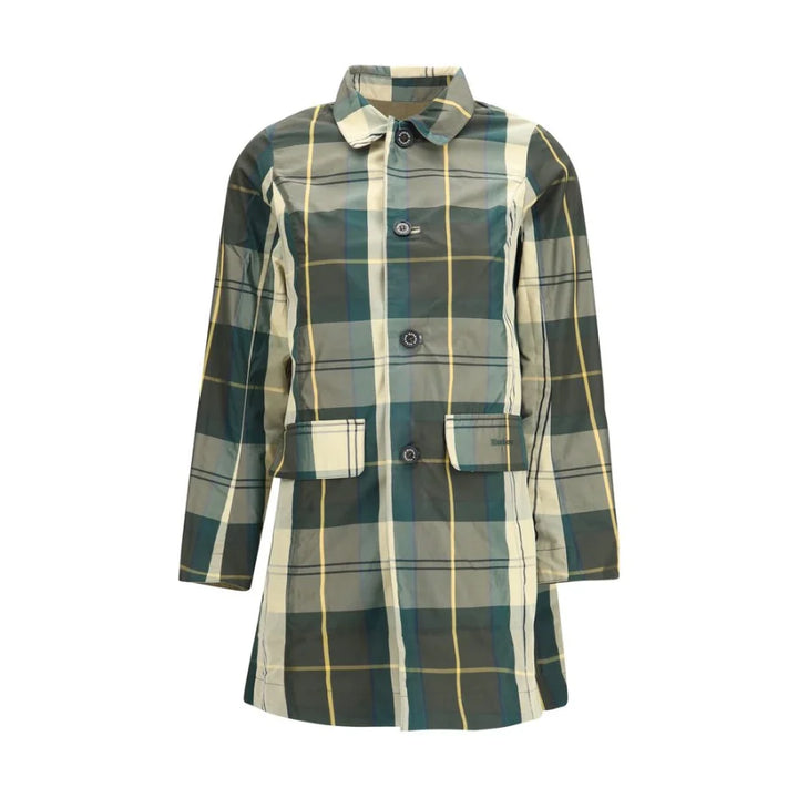 Barbour Bicolor Polyester Trench Coat