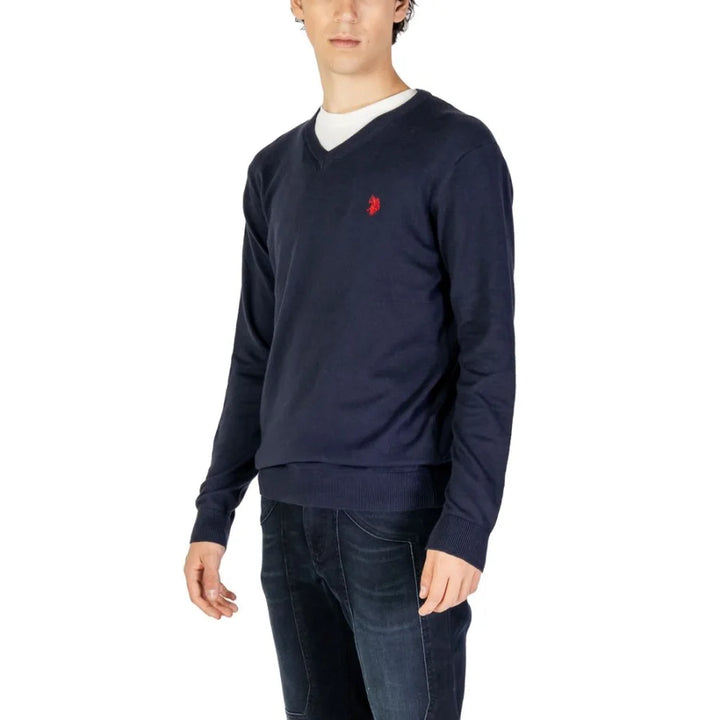 U.S. POLO ASSN. Blue Cashmere Sweater