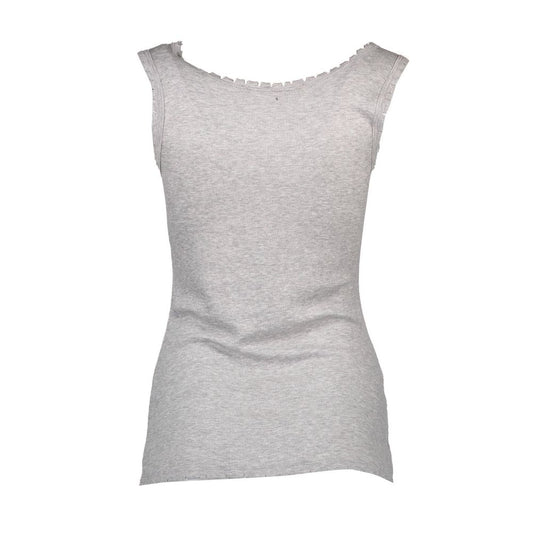 Silvian Heach Grigio Viscosa Women T-Shirt