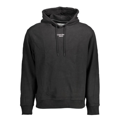 Calvin Klein Black Cotton Men Sweatshirt