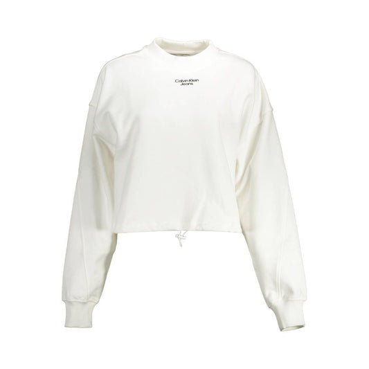 Calvin Klein Bianco Cotton Woman Sweatshirt