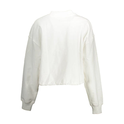 Calvin Klein Bianco Cotton Woman Sweatshirt