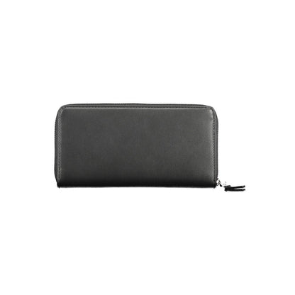 Calvin Klein Black Polyurethane Women Wallet