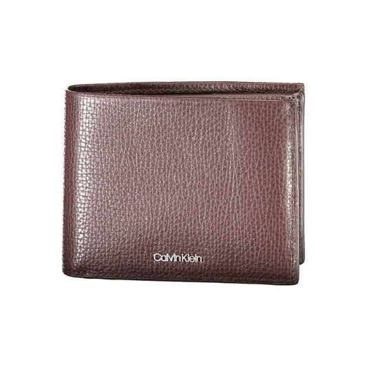 Calvin Klein Marrone Leather Men Wallet