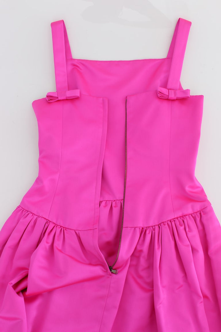 Dolce &amp; Gabbana Pink Silk Long Sheath Ball Gown Dress women’s dress