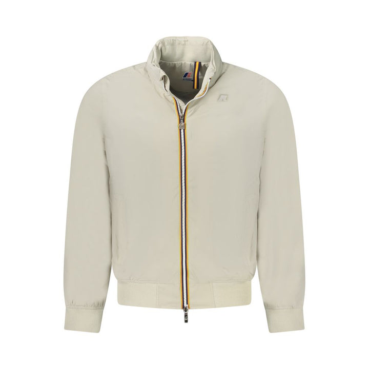 K-WAY Beige Nylon Jackets &amp; Coat